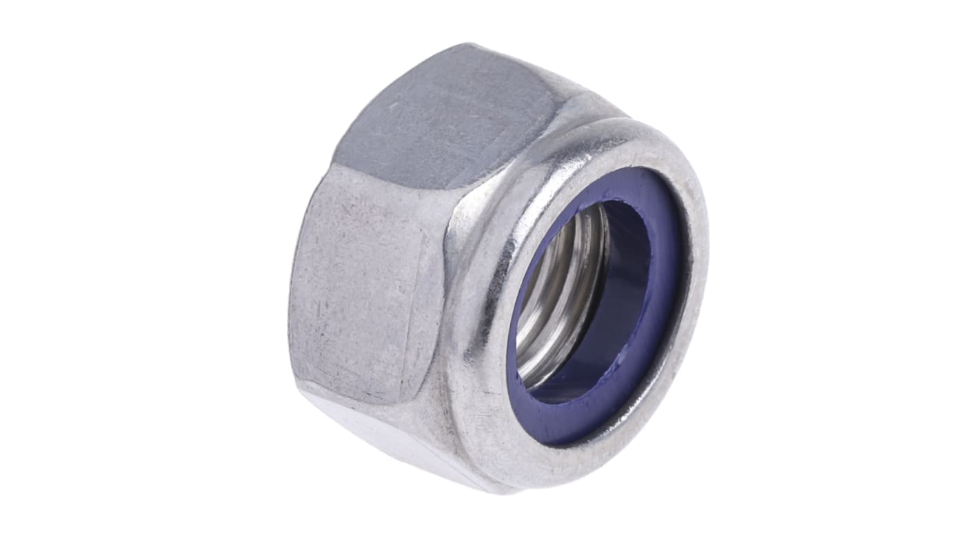 RS PRO Stainless Steel Lock Nut, DIN 985, M16