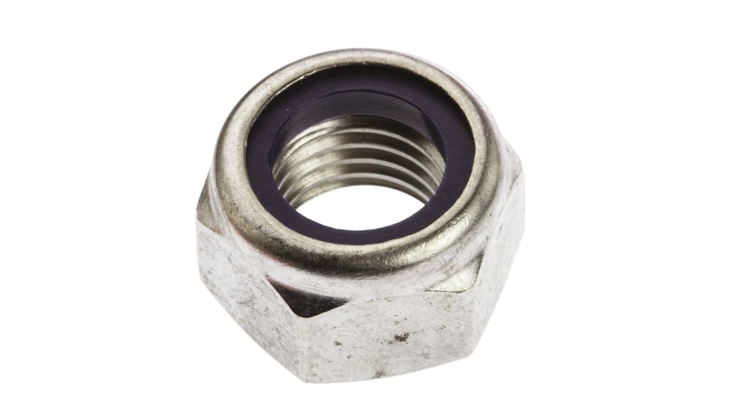 RS PRO Stainless Steel Lock Nut, DIN 985, M20