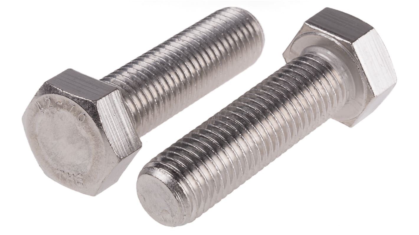 Śruba z łbem sześciokątnym gwint M20 70.0mm Stal nierdzewna Sześciokątny RS PRO