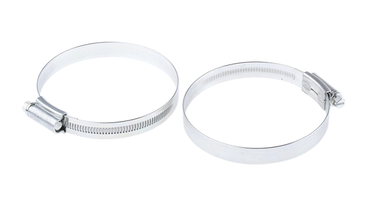 HI-GRIP 钢卡箍, 70 → 90mm内径, 带宽13mm, 蜗杆传动