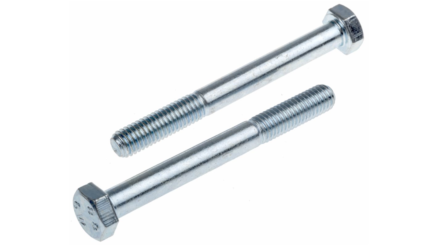 Vite metrica RS PRO in Acciaio  ad alta resistenza, M10 x 90.0mm