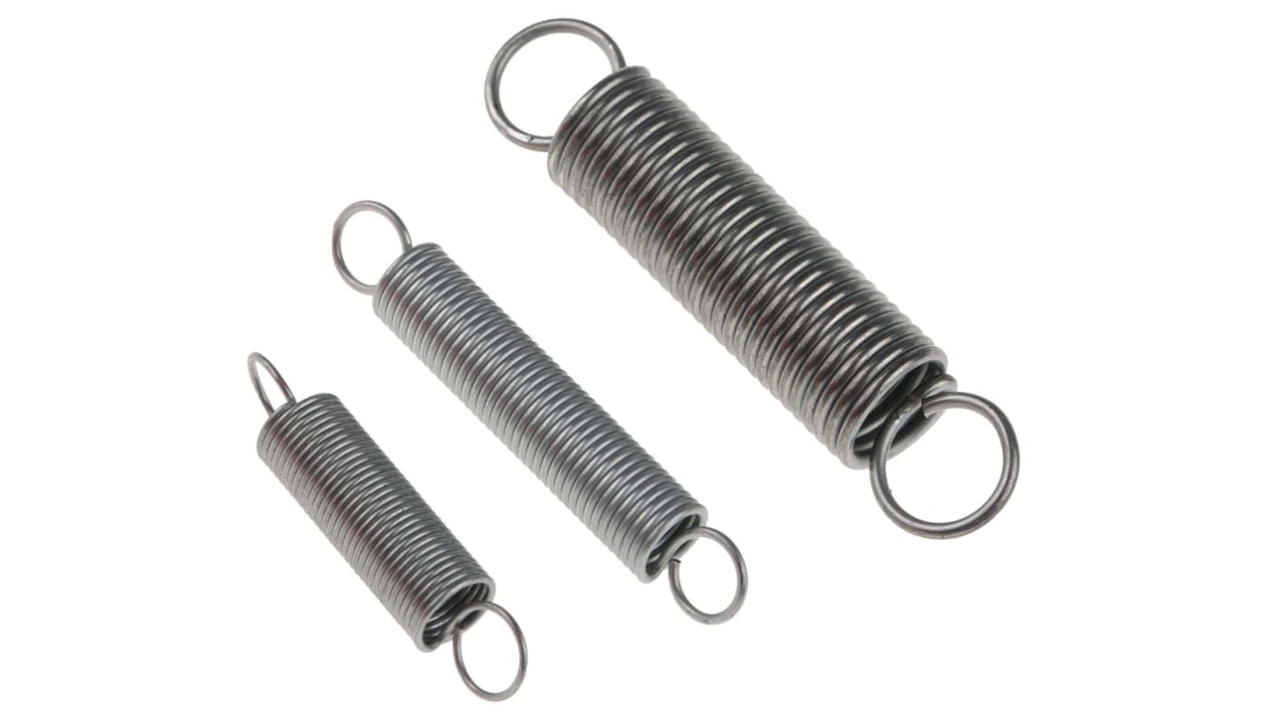 RS PRO Extension Spring Kit, 142 Springs