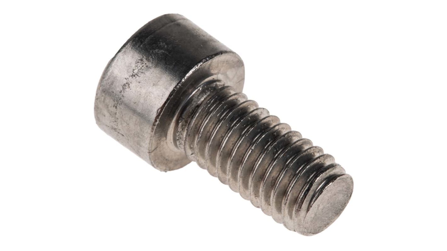 RS PRO M6 x 12mm Hex Socket Cap Screw Stainless Steel