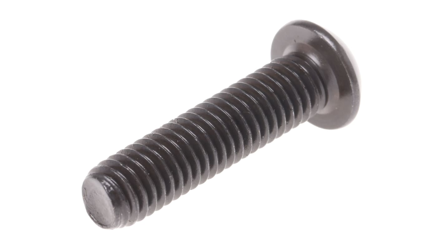 Vite a brugola con testa bombata esagonale RS PRO, M6, L. 25mm, in Acciaio