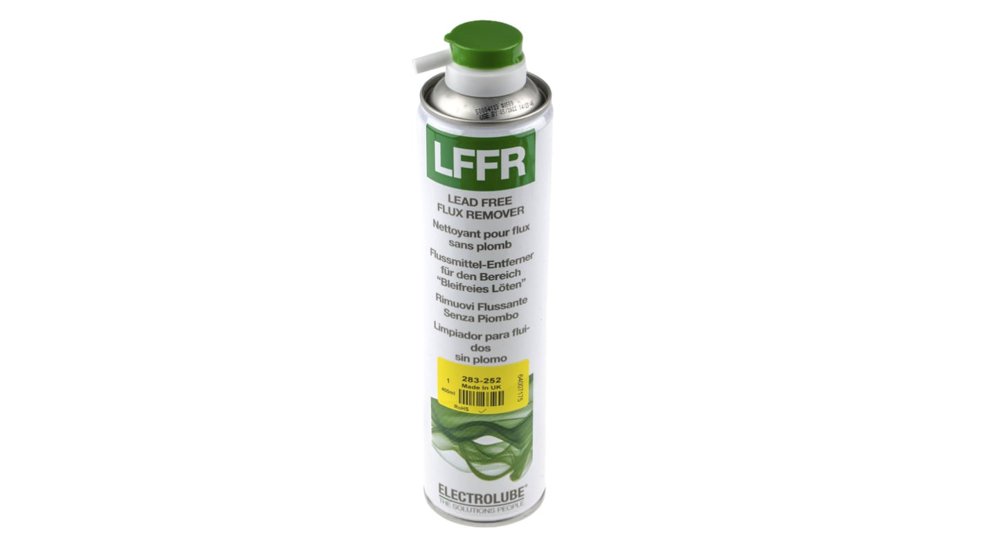 Electrolube 400ml Aerosol Can Lead Free Flux Remover Spray