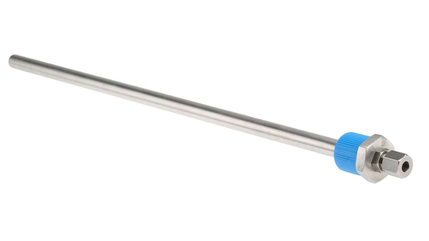 RS PRO, 1/2 BSP Thermowell for Use with Temperature Probe, 6mm Probe, RoHS Standard