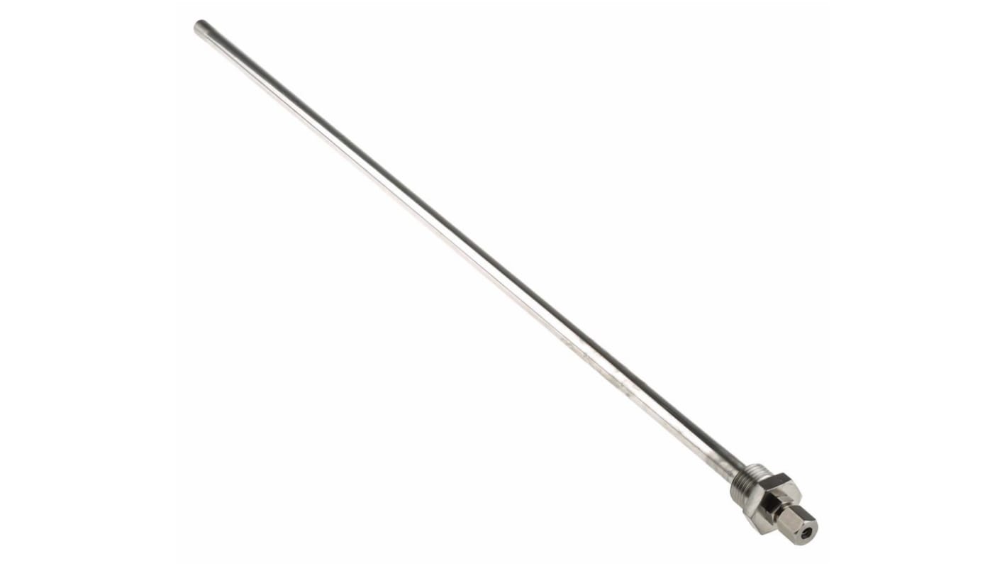 RS PRO, 1/2 BSP Thermowell for Use with Temperature Probe, 6mm Probe, RoHS Standard