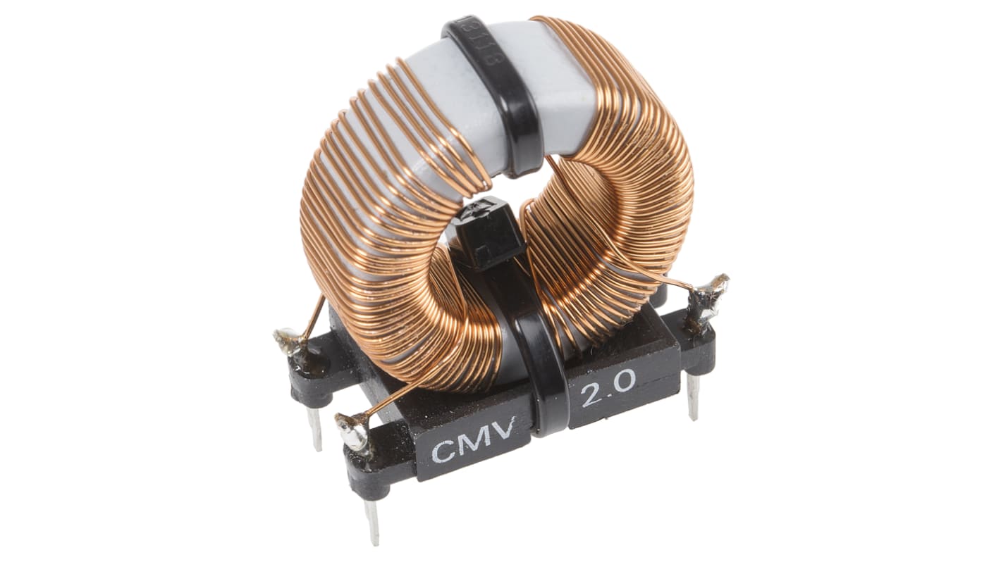 Roxburgh EMC CMV コモンモードチョーク, 7.5 mH, 2A, フェライトコア, ラジアル