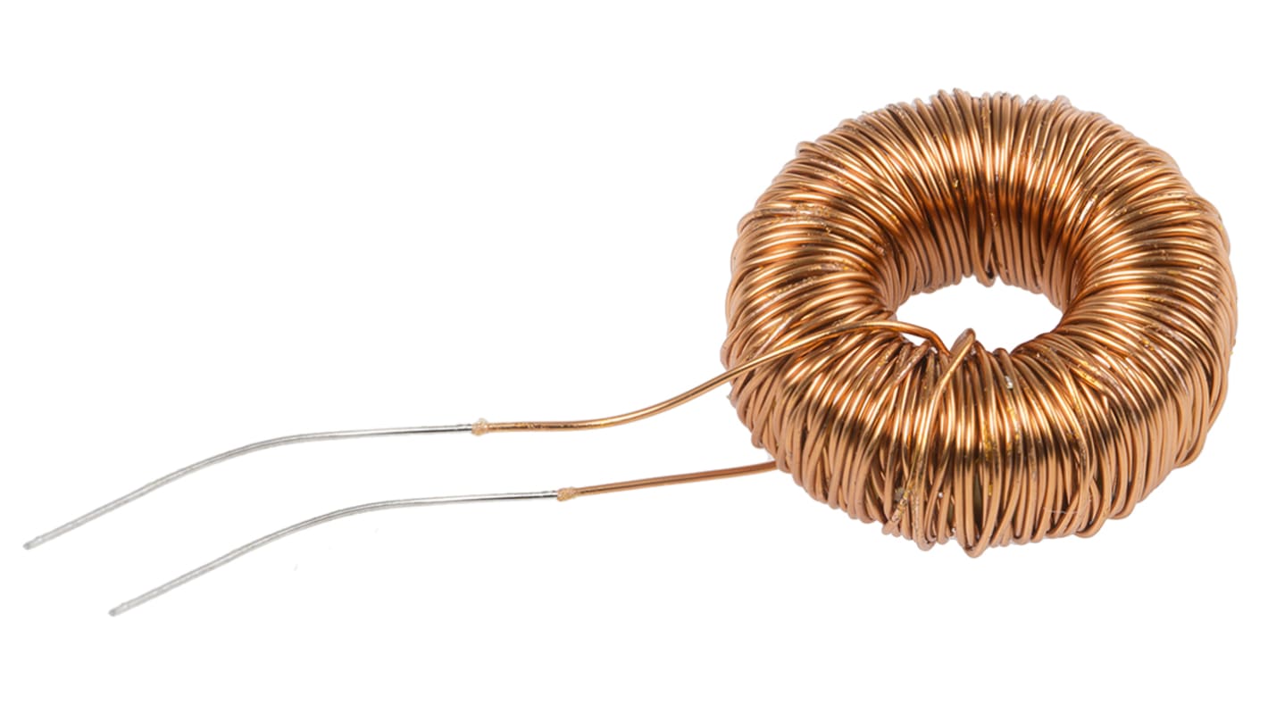 Roxburgh EMC 4 mH ±20% Composite Iron Powder Toroidal Inductor, 1.9Ω Rdc, SF