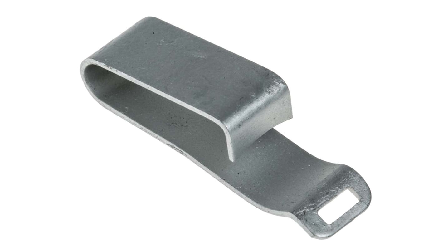 RS PRO Silver Galvanised Steel Cable Clamp, 16mm Max. Bundle