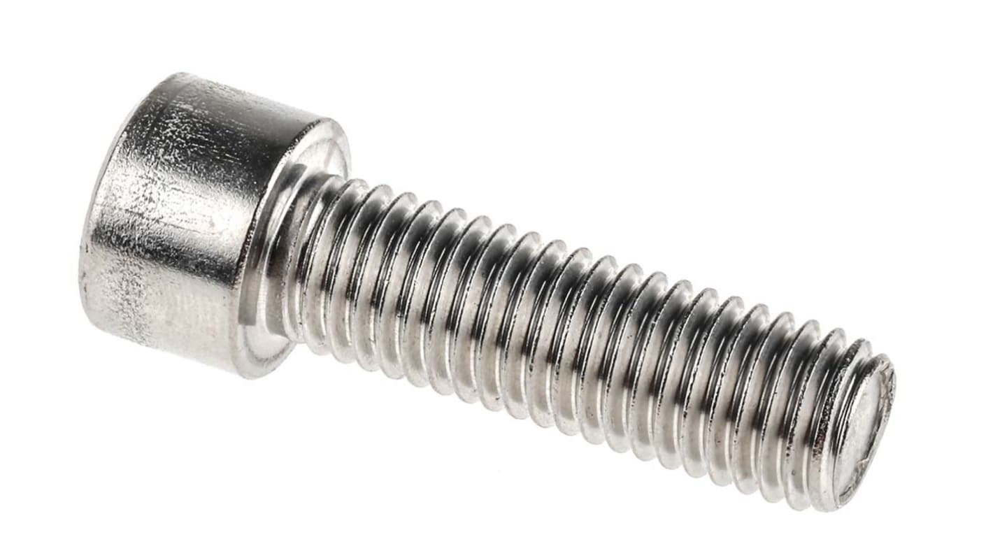 RS PRO M12 x 40mm Hex Socket Cap Screw Stainless Steel