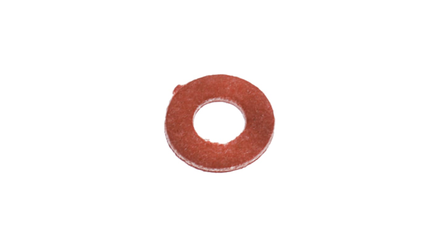 RS PRO Unterlegscheiben für M2.5 Schrauben Unterlegscheibe, 0.50mm x 2.70mm x 6.0mm, Vulkanfiber