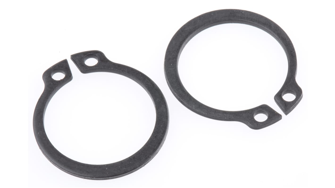 RS PRO Steel External Circlip, 20mm Shaft Diameter, 19mm Groove Diameter
