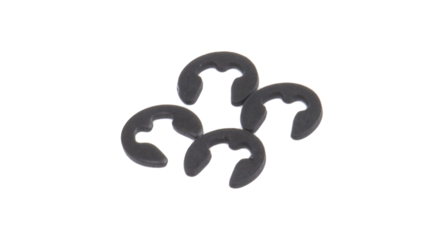 RS PRO Sicherungsringe E-Ring für Wellen-Ø 1.2mm 0.3mm 2.9mm Stahl