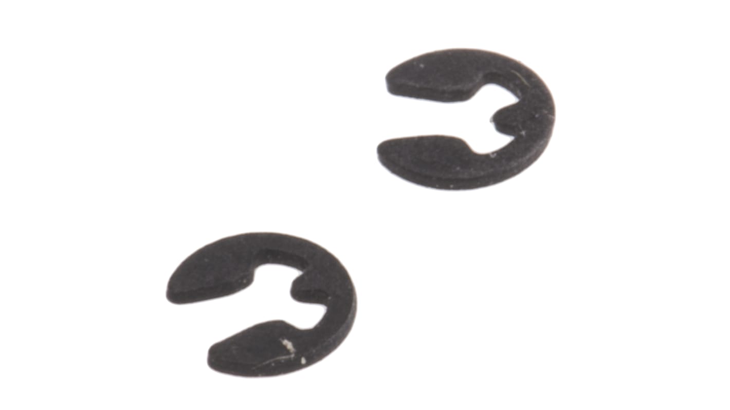 RS PRO Steel E Type Circlip, 1.5mm Shaft Diameter