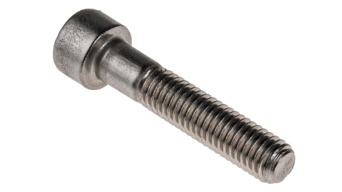 RS PRO M8 x 40mm Hex Socket Cap Screw Stainless Steel