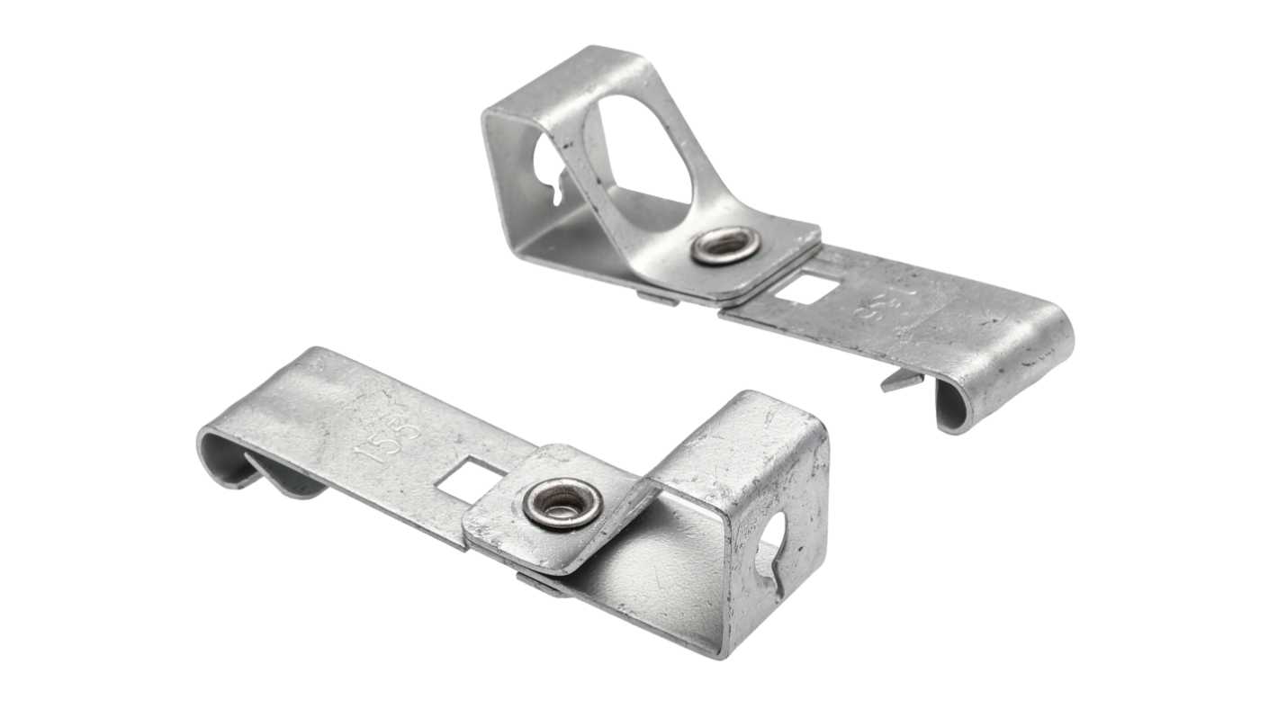 RS PRO 钢法兰, 垂直定向法兰, 法兰厚1.5 → 5 mm, 最大负载68kg, M8螺纹