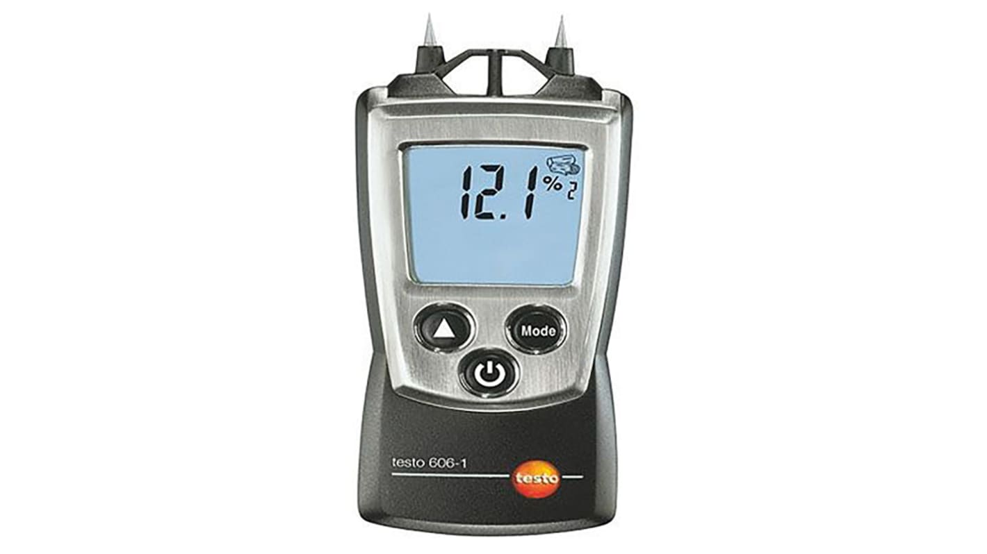Testo 606-1 混凝土水分测定仪, ±1 %精度, 最大测量50 % RH, 背光LCD