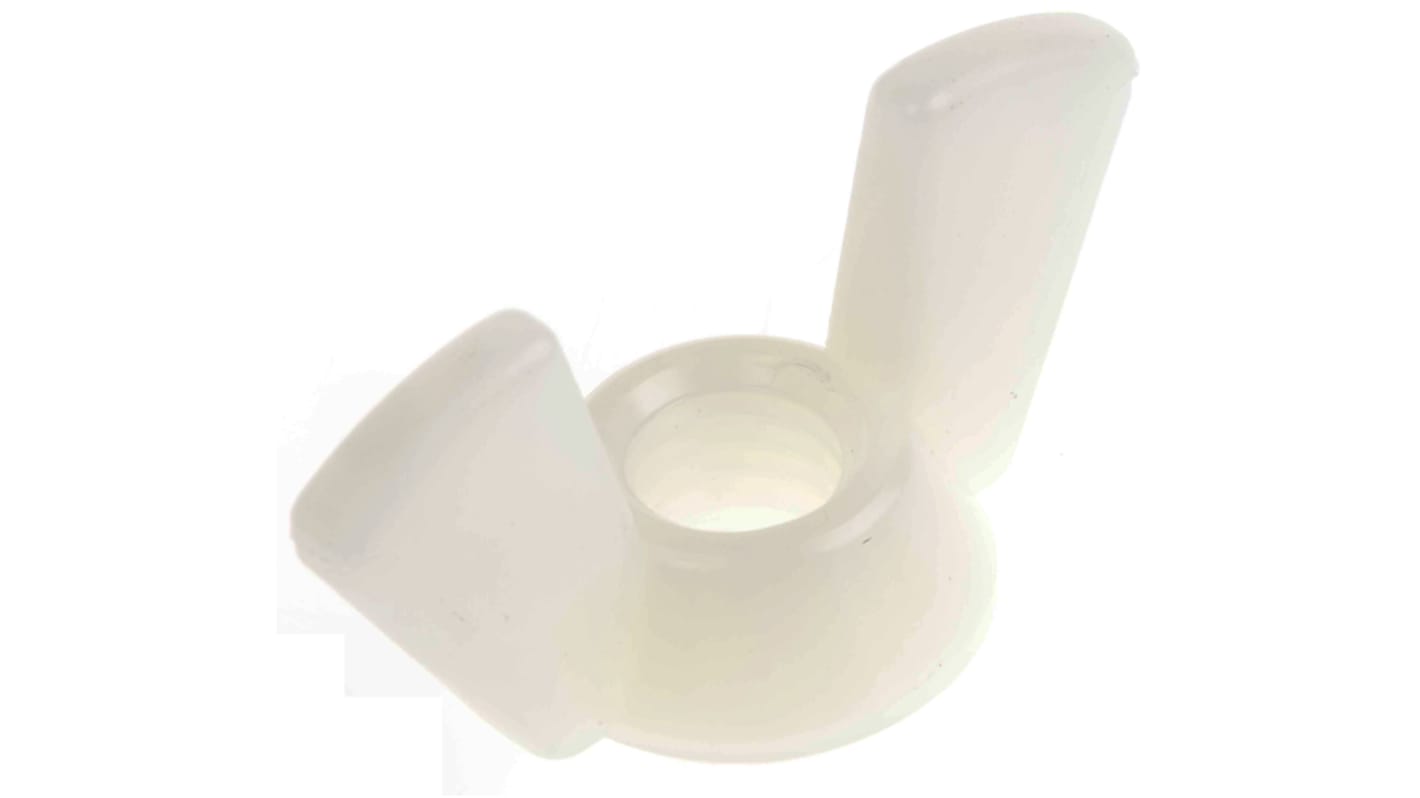 35.1mm Plain Nylon Wingnut, M8