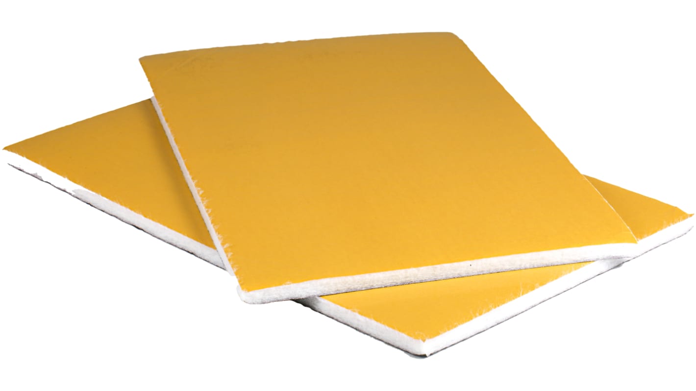 RS PRO Adhesive PUR Foam Acoustic Insulation, 1m x 600mm x 25mm