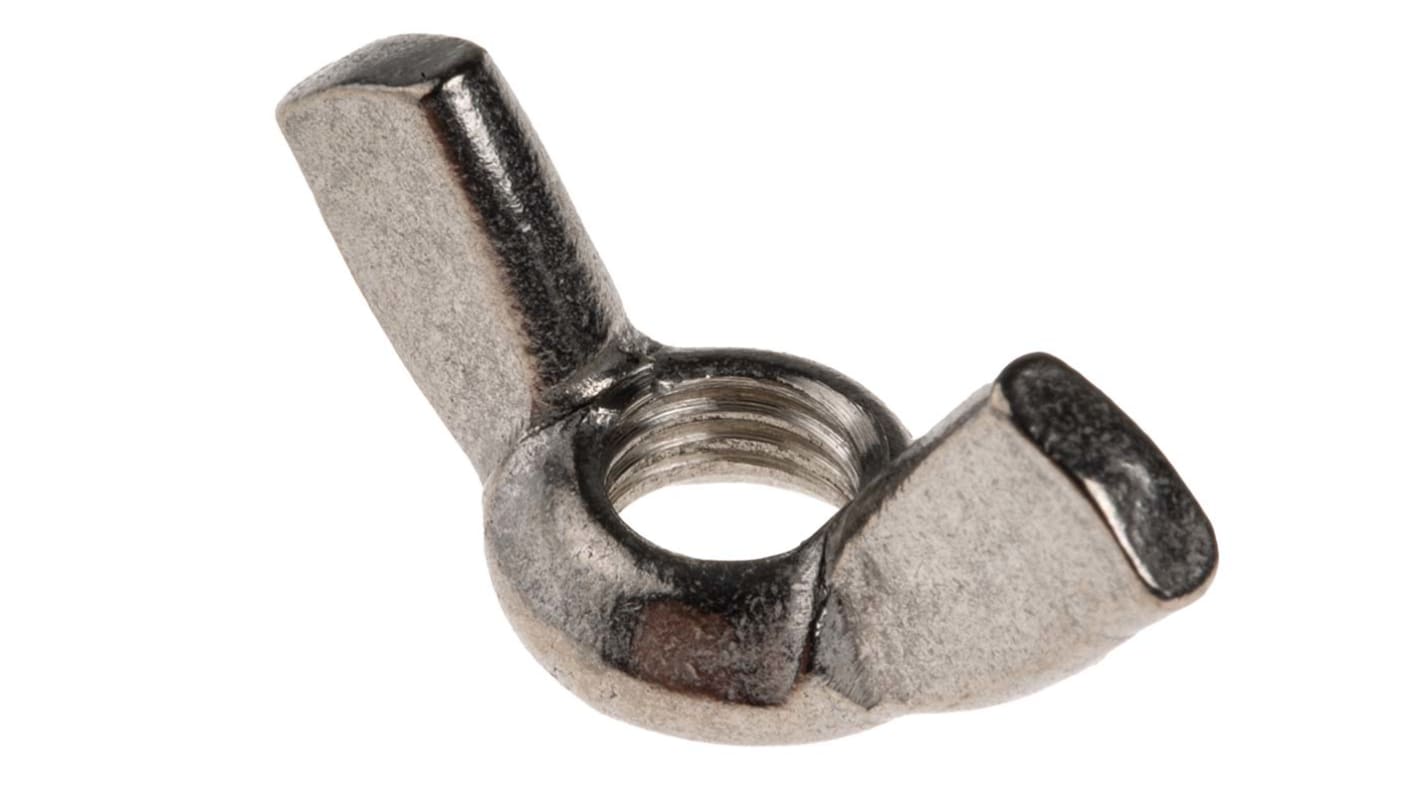 36mm Plain Stainless Steel Wingnut, M8, A2 304
