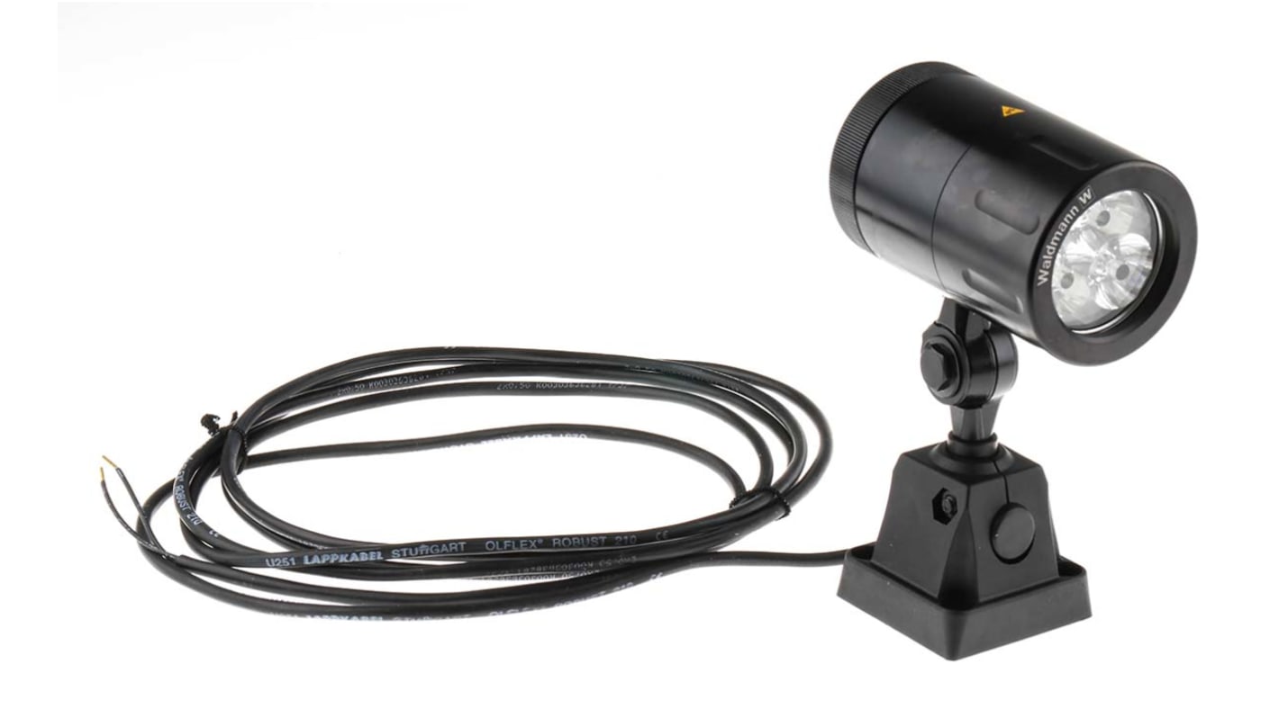Waldmann LED Machine Light, 24 V ac/dc, 24 V ac/dc, 24 V ac/dc, IP67, 85mm Arm Length
