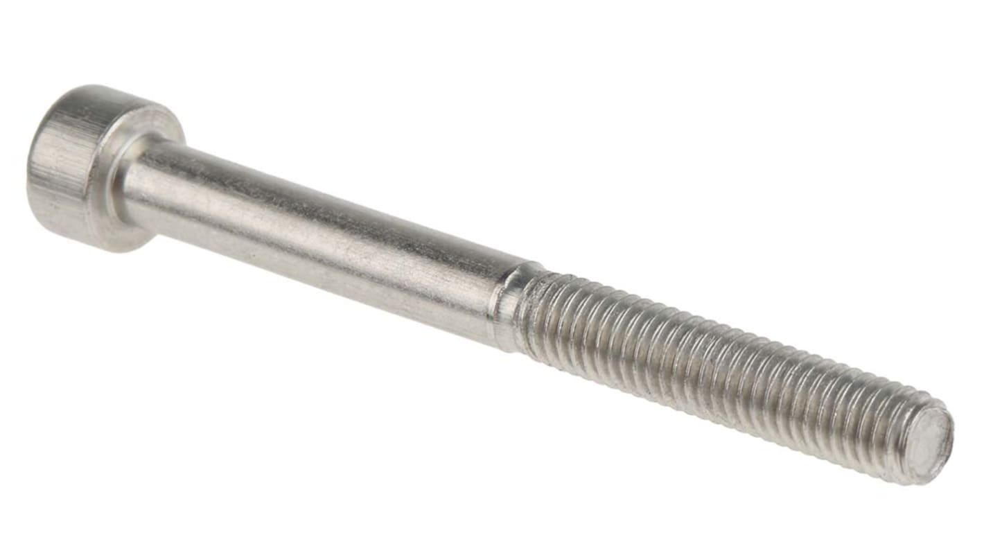 RS PRO M5 x 50mm Hex Socket Cap Screw Stainless Steel