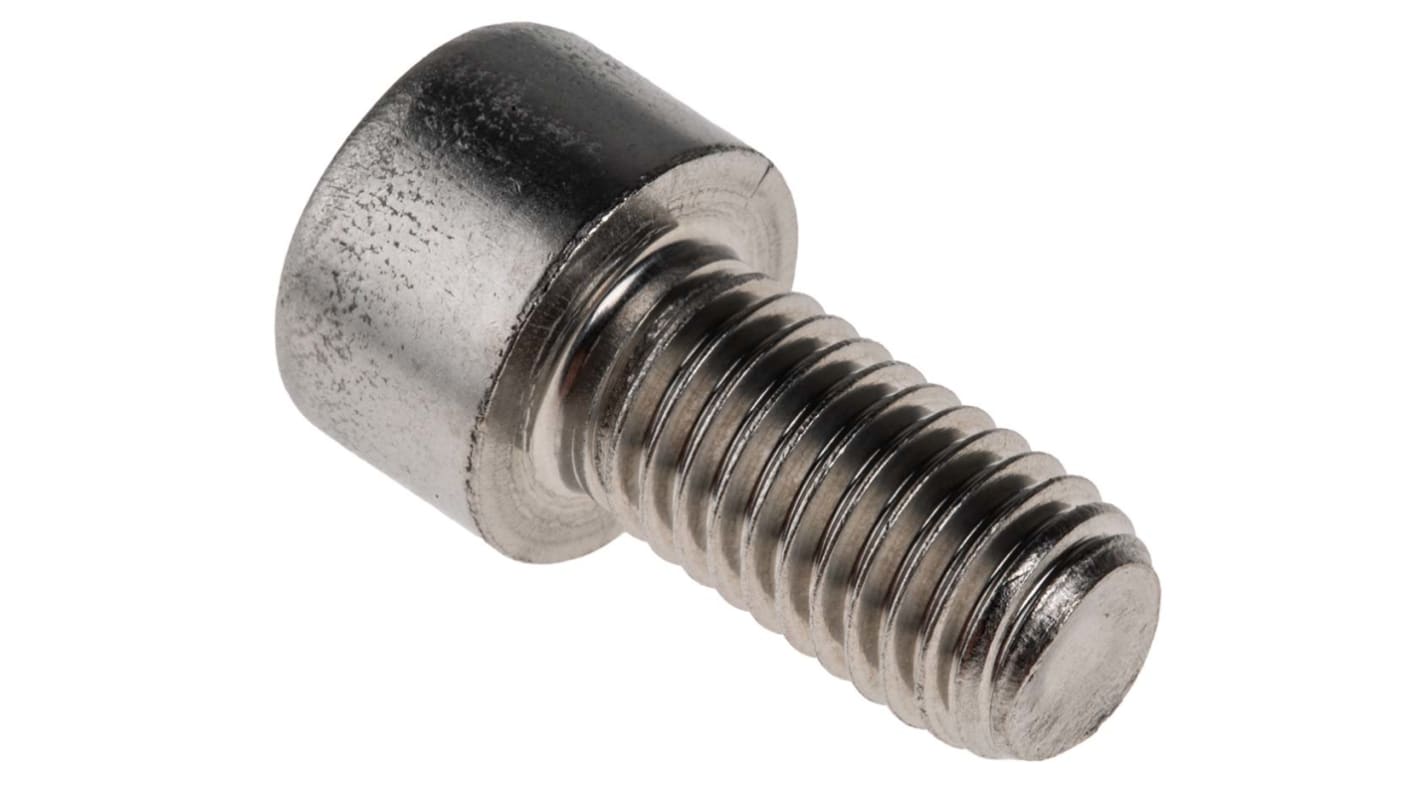 RS PRO Stainless Steel Hex Socket Cap Screw, DIN 912, M10 x 20mm