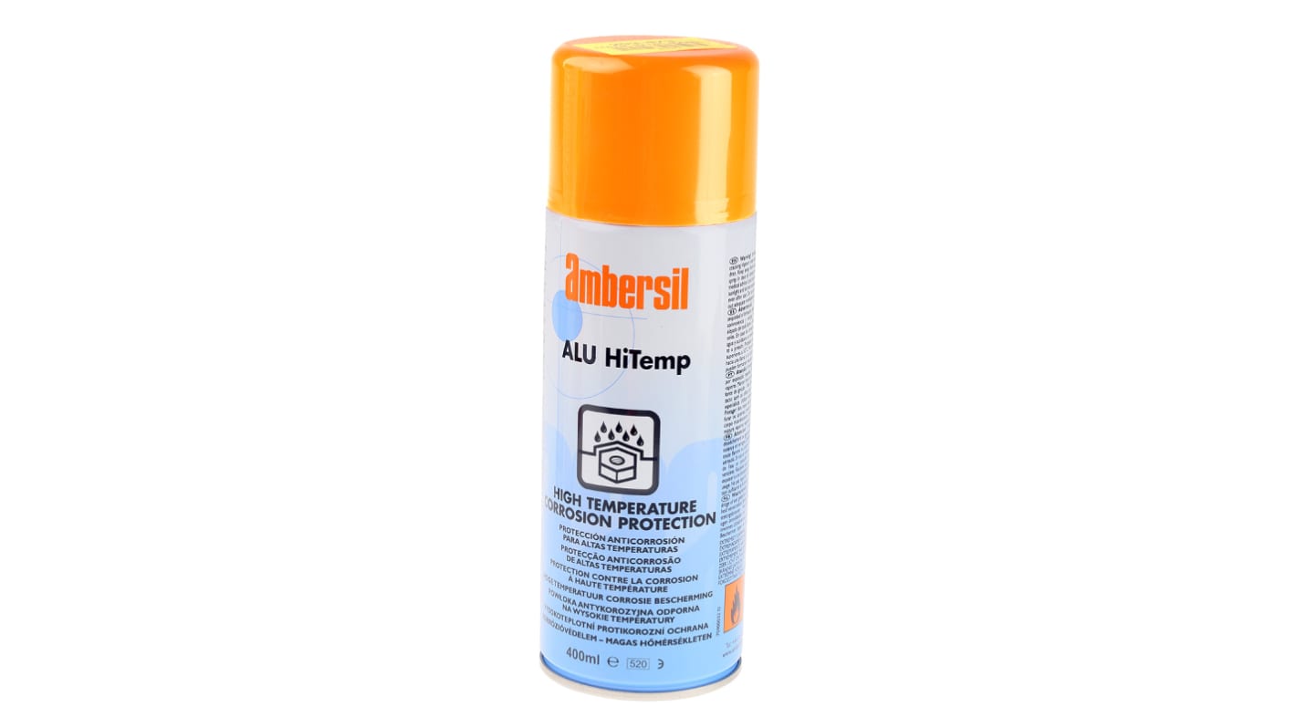 Pintura con aerosol Ambersil de color Aluminio Mate, de 400ml