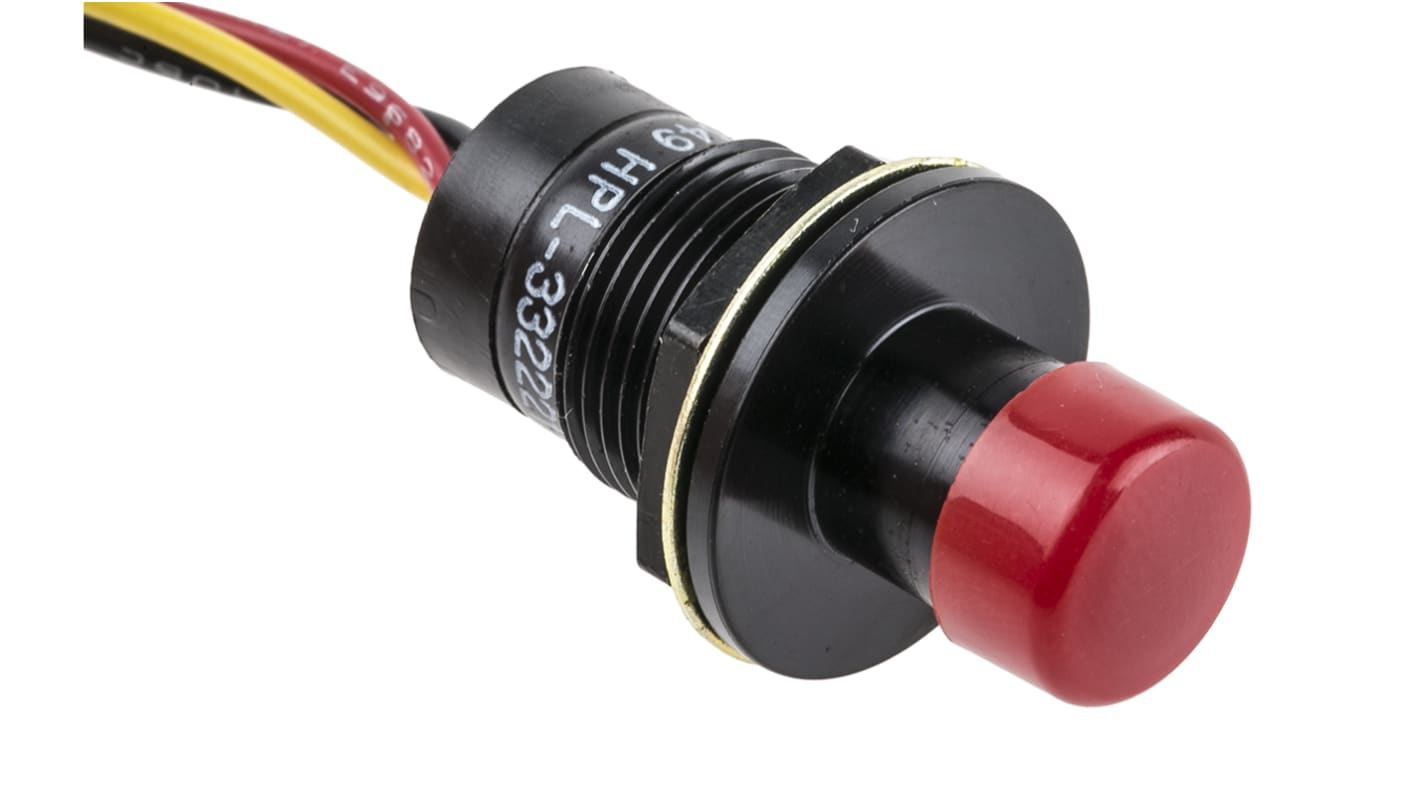 Otto Hall Effect Switch Button Through Hole, -40 → +85°C