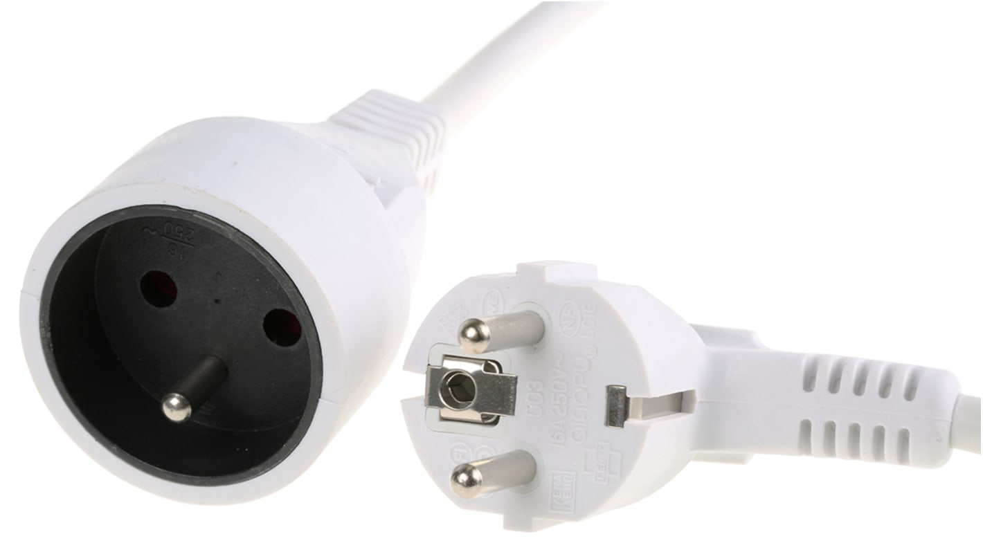 RS PRO Power Cable Assembly, 3m