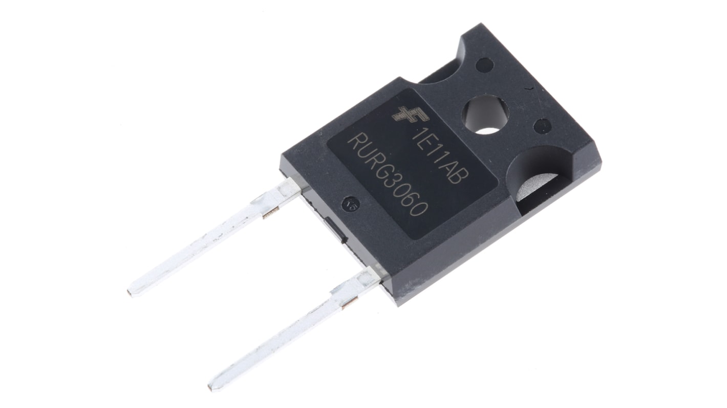 onsemi 600V 30A, Rectifier Diode, 2-Pin TO-247 RURG3060