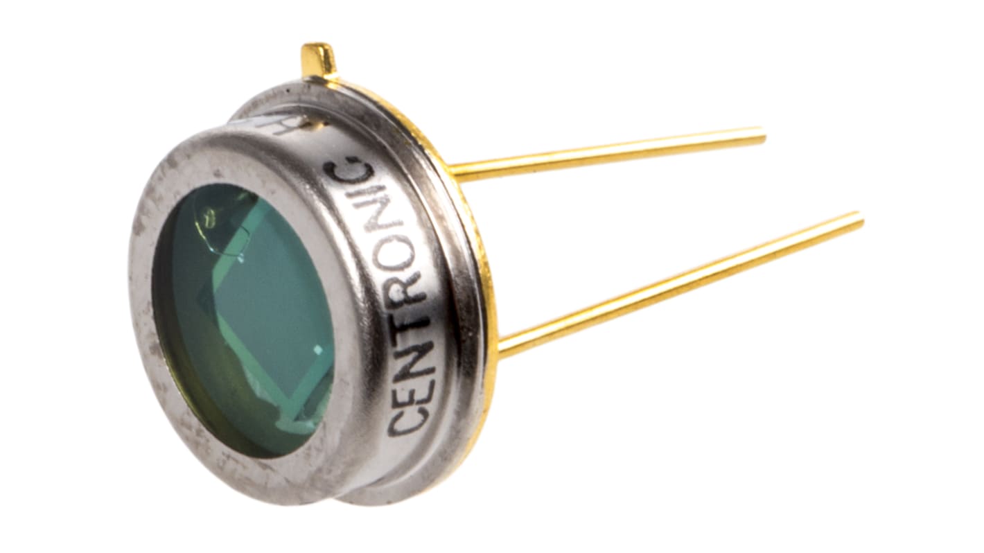 Centronic, BPW21 Visible Light Si Photodiode, 55 °, Through Hole TO-5