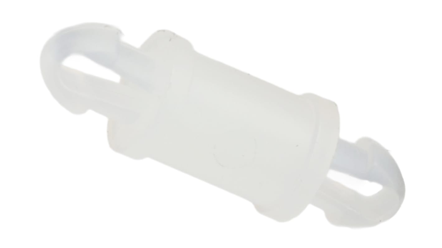 RS PRO PCB间隔柱, 尼龙锁定支柱, 4mm高, 用于Φ2.5mmPCB孔和Φ2.5mm机箱孔, 1.57mm机箱厚