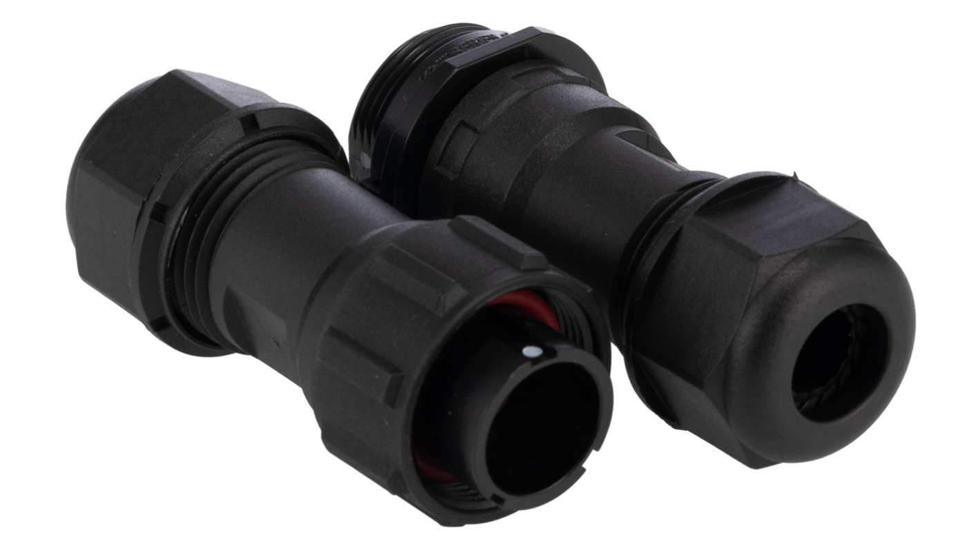 RS PRO Industrial Circular Connectors, 4, 4 Contacts, Cable, In-Line, SP17 Connector, Plug and Socket, Male and Female