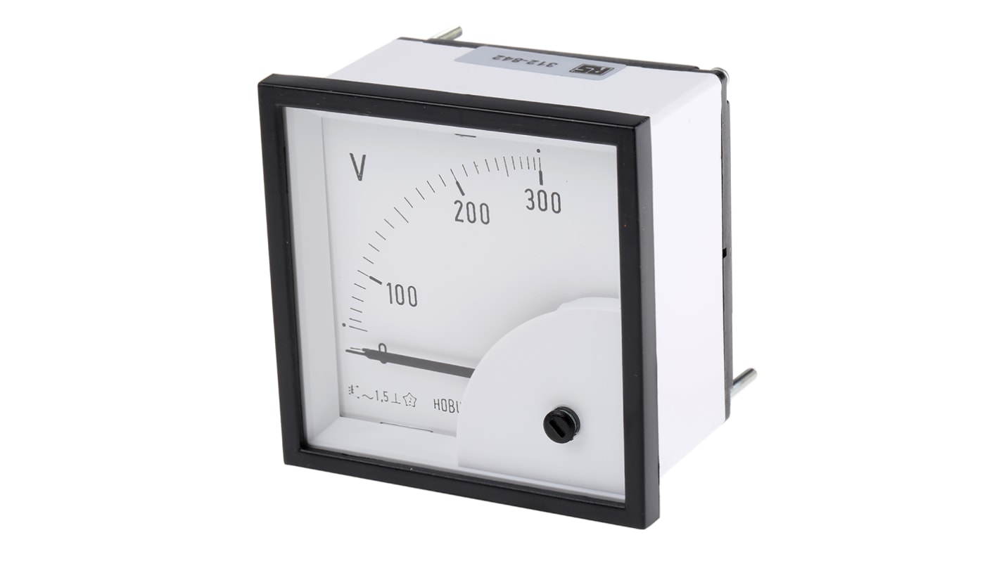 Voltímetro analógico AC HOBUT, dim. 68mm x 68mm
