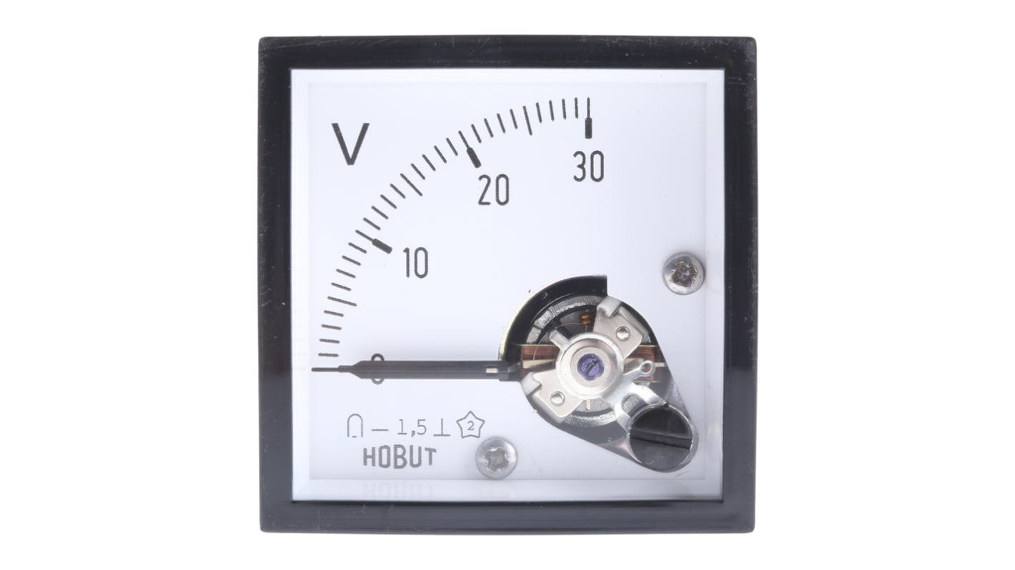 HOBUT Analogue Voltmeter DC, 45 x 45 mm