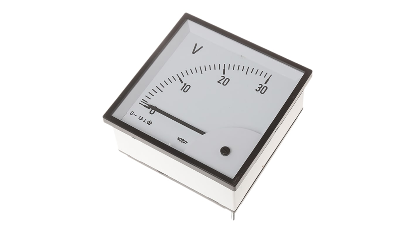 HOBUT Analogue Voltmeter DC, 92 x 92 mm