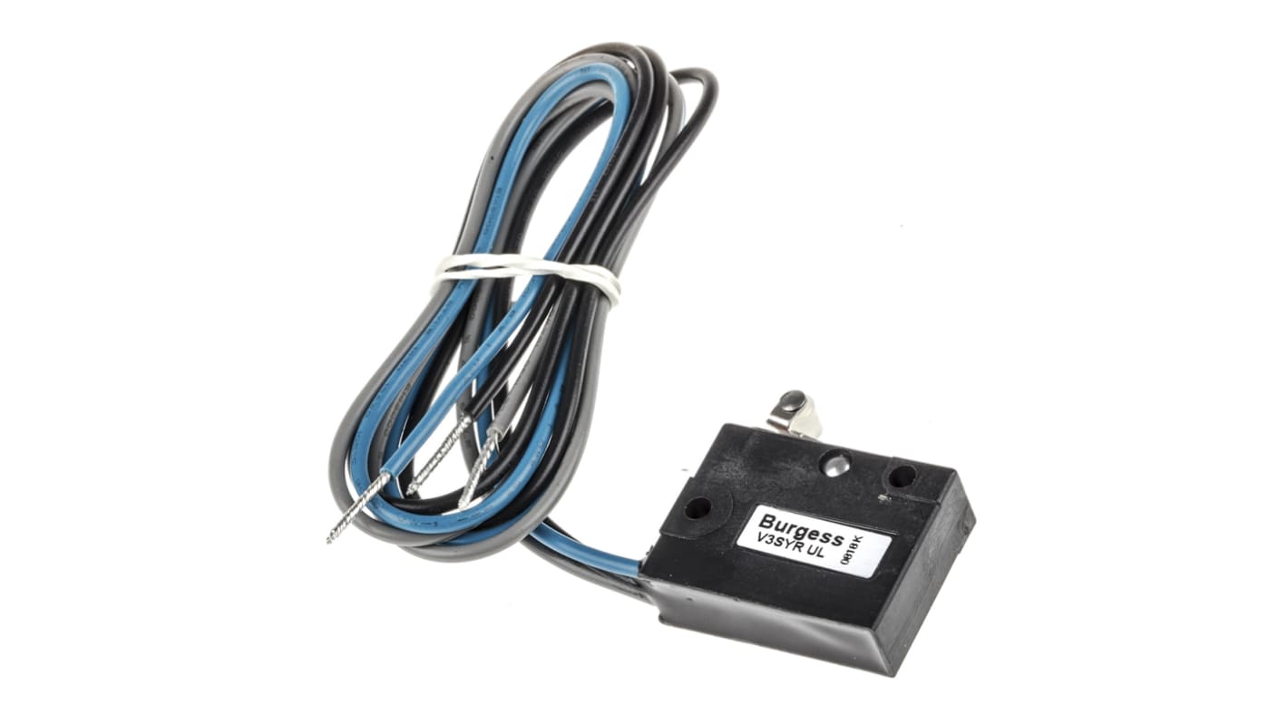 Microinterruptor, Palanca de rodillo corta SPDT 5 A a 250 Vac