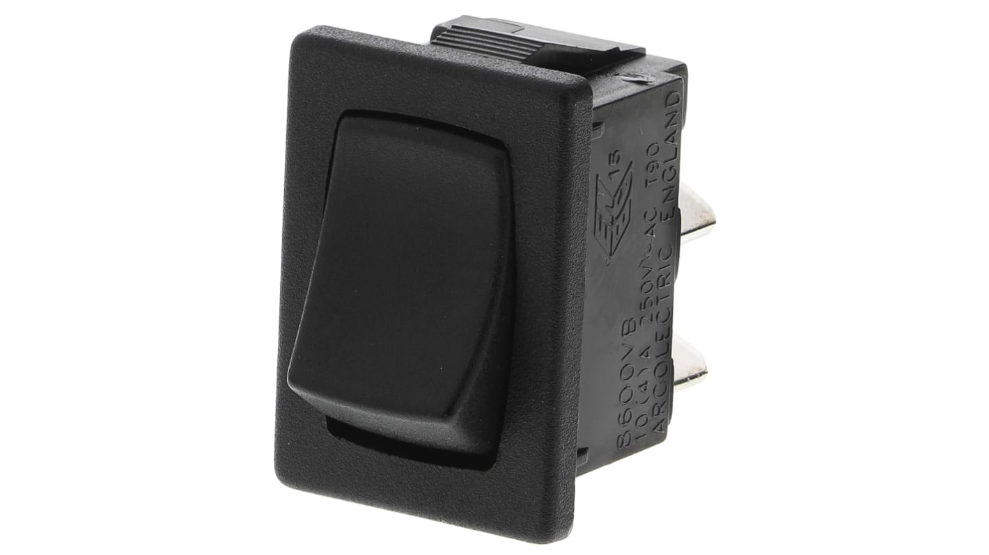 Arcolectric (Bulgin) Ltd SPST, On-Off Rocker Switch Panel Mount
