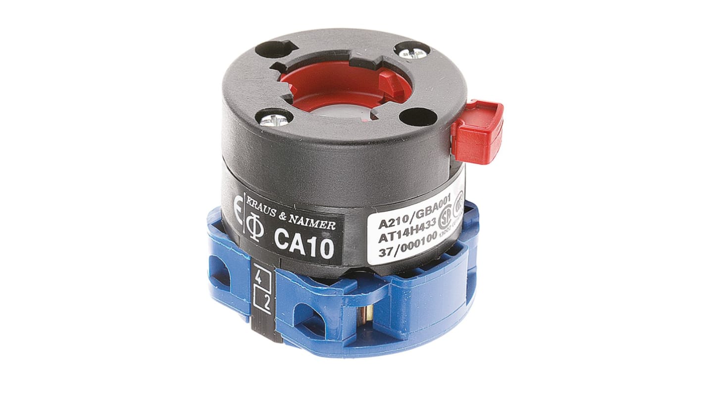 Interruttore Cam Kraus & Naimer CA10.A210/GBA001.*FT, monopolare, 3 posizioni, 20A