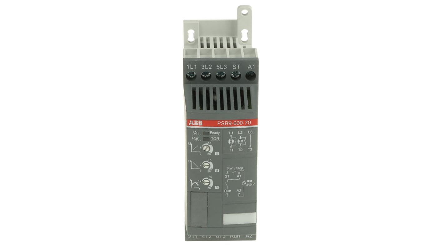 ABB PSR Sanftstarter 3-phasig 4 kW, 600 V ac / 9 A, Manuell