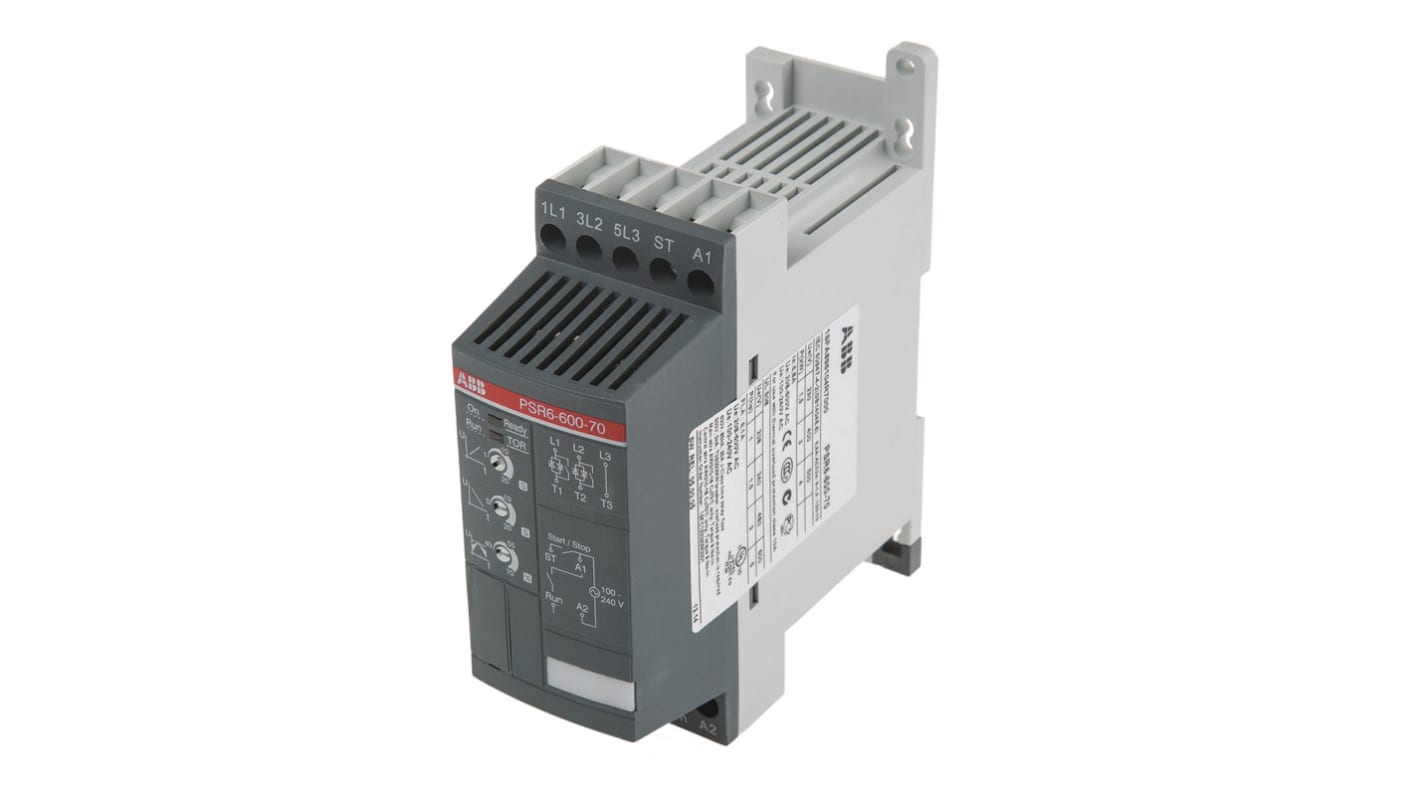 ABB PSR Sanftstarter 3-phasig 3 kW, 600 V ac / 6,8 A