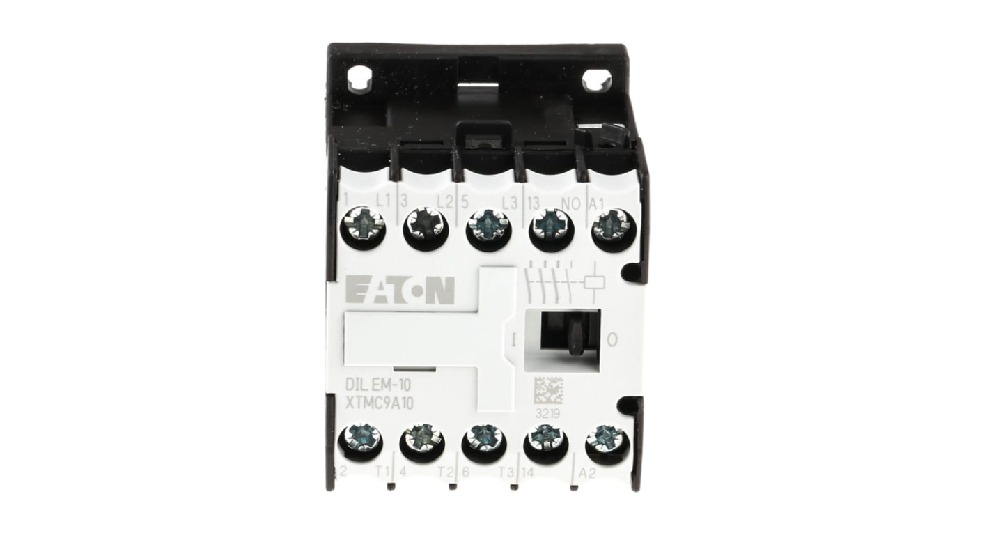 Eaton xStart DILEM Contactor, 230 V ac Coil, 3-Pole, 9 A, 4 kW, 3NO, 400 V ac