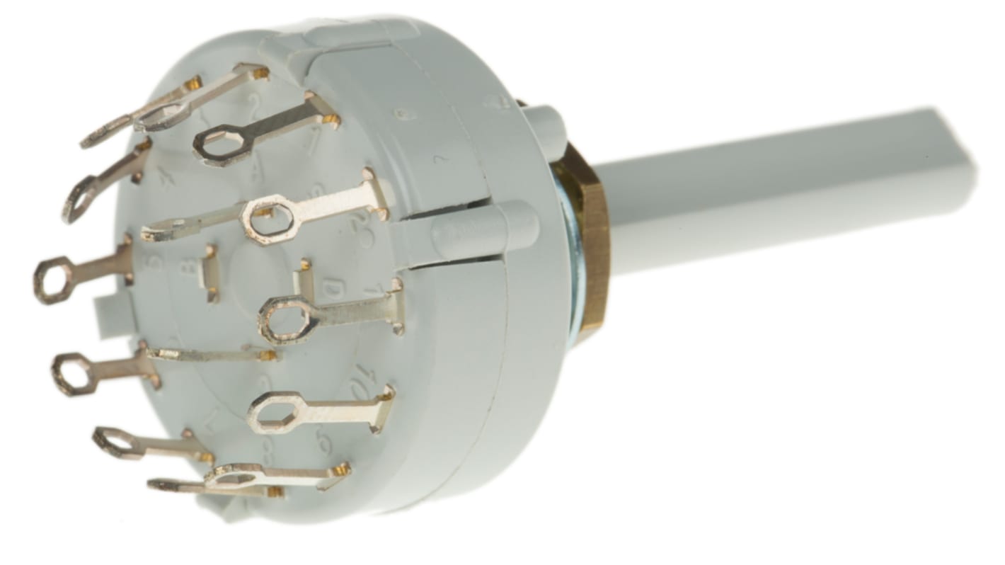 Commutatore rotante CK1035 6 vie, 250 V ac, 250V cc