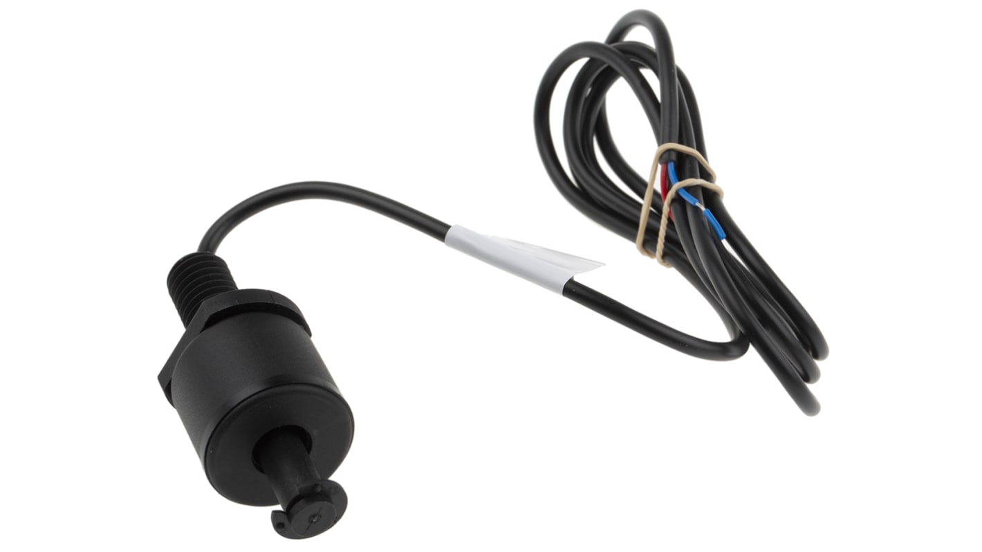 Sensata Cynergy3 尼龙浮球开关, 立式安装, NO/NC, 最大直流120V, 最高+75°C, 线长1m, RSF50系列