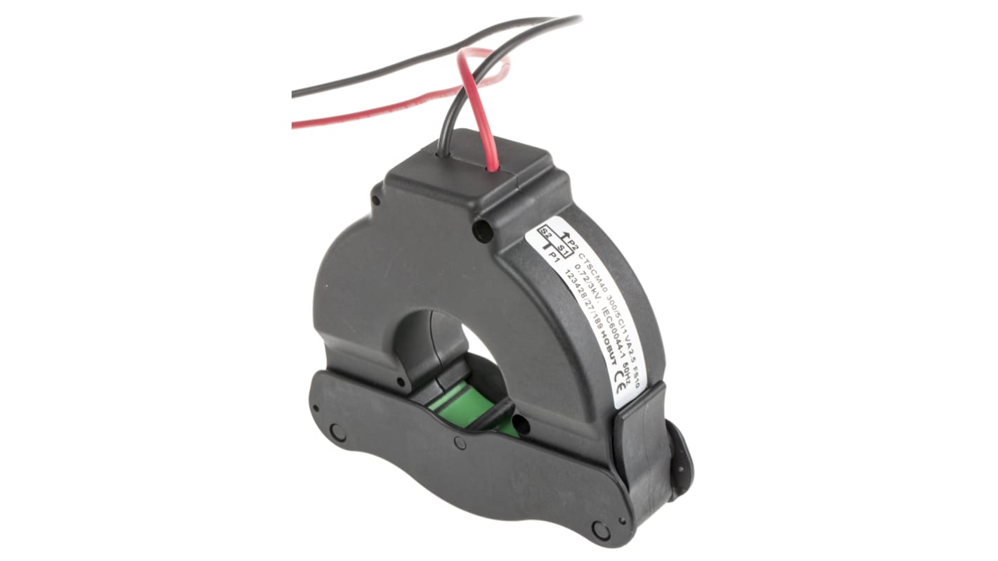 HOBUT CTSCM Series Clip Fit Current Transformer, 300A Input, 300:5, 5 A Output