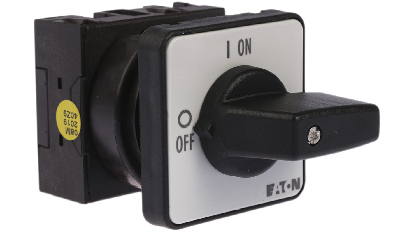 Eaton, DP 2 Position 90° On-Off Cam Switch, 690V ac, 20A, Toggle Actuator