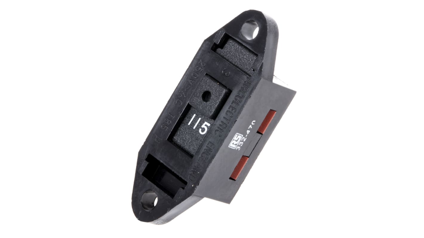 Arcolectric (Bulgin) Ltd Panel Mount Slide Switch DPDT 16 A @ 250 V ac Slide