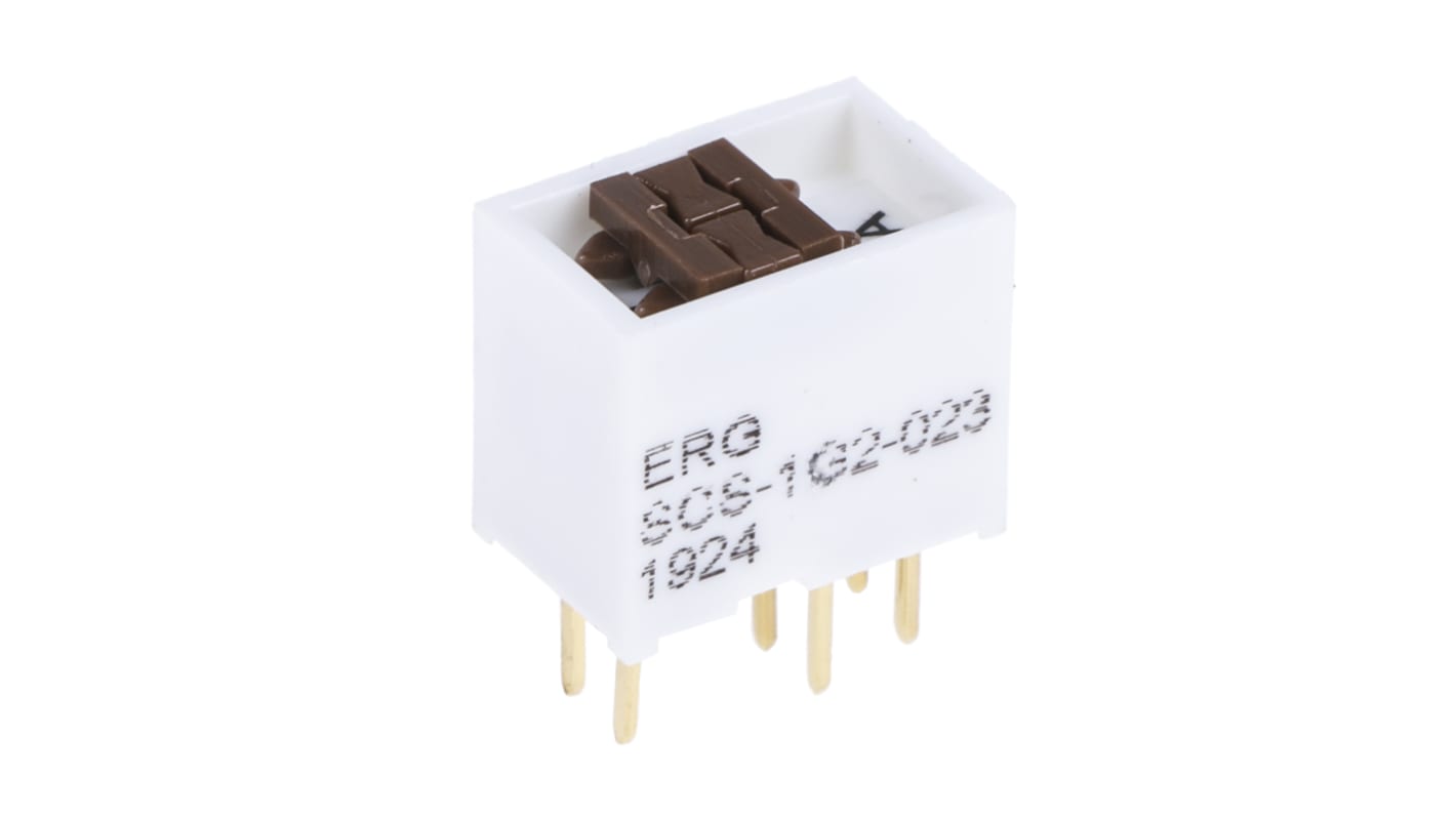 ERG 1 Way Through Hole DIP Switch DPDT